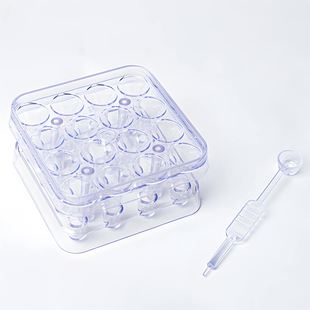 16‑Hole Capsule Filling Tray (Size 0)
