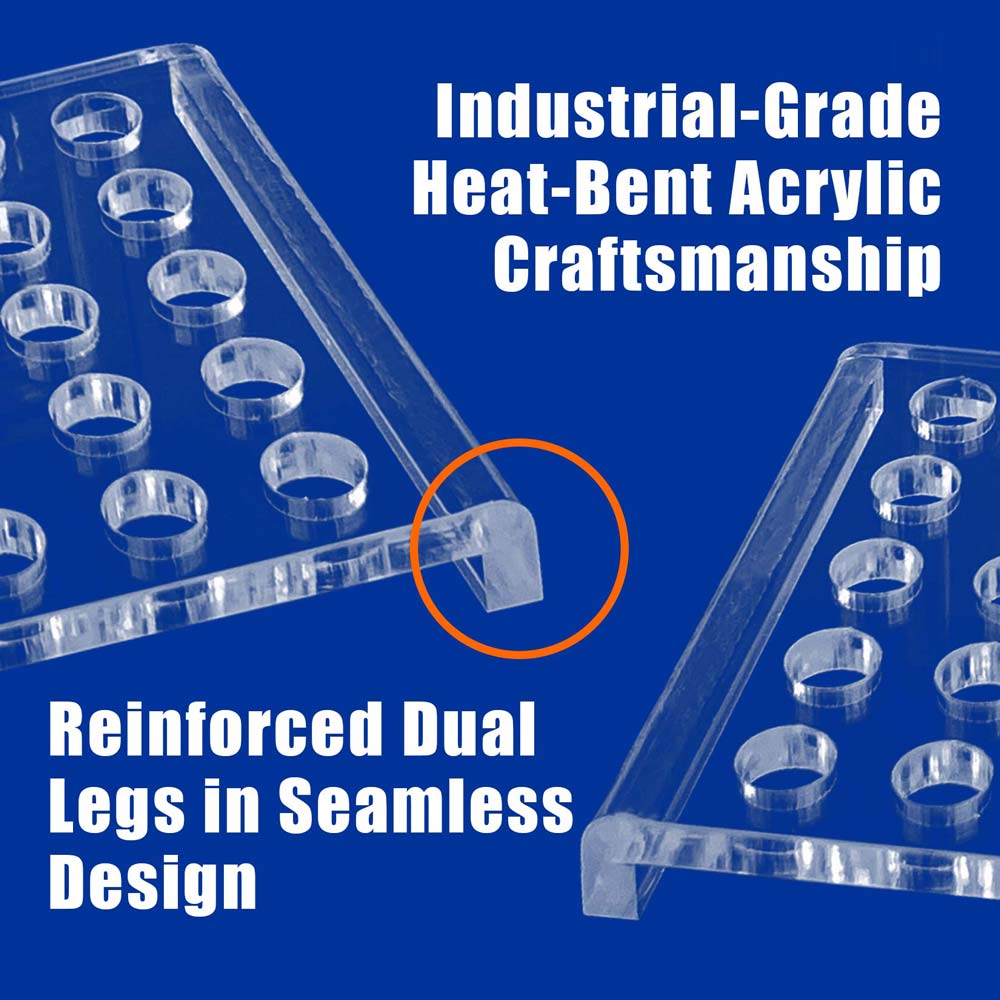 acrylic pill filling tray size 0