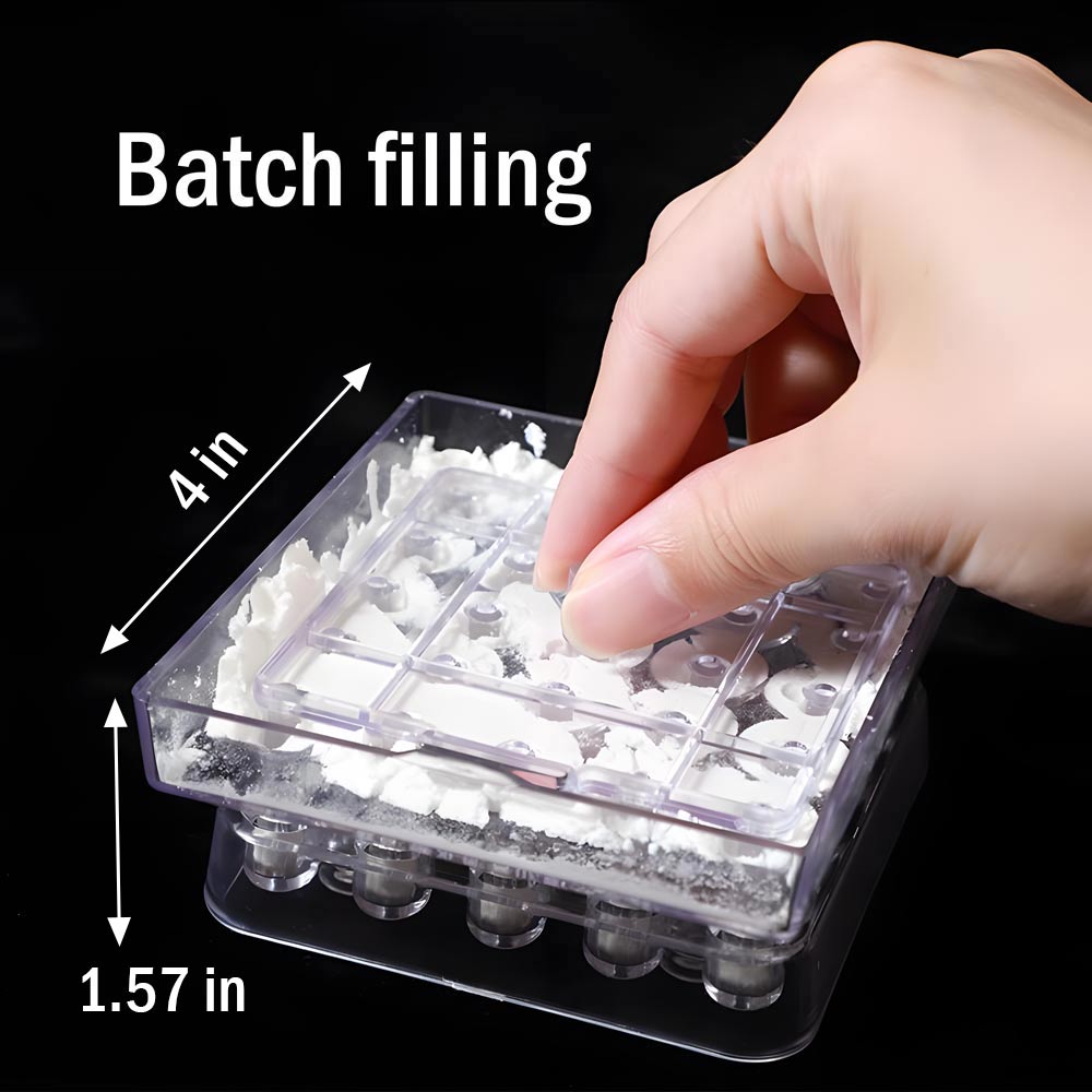 25‑Hole Capsule Filling Tray (Size 00/0/1/2)