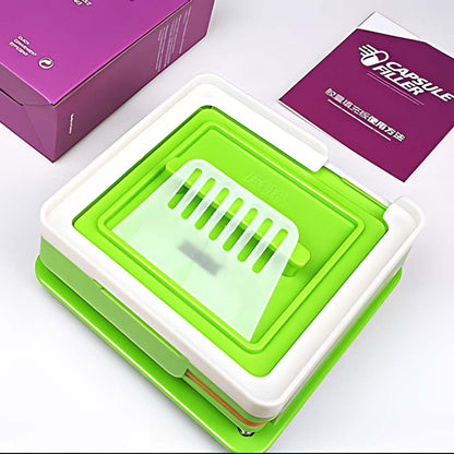 size 0 capsule filler tray