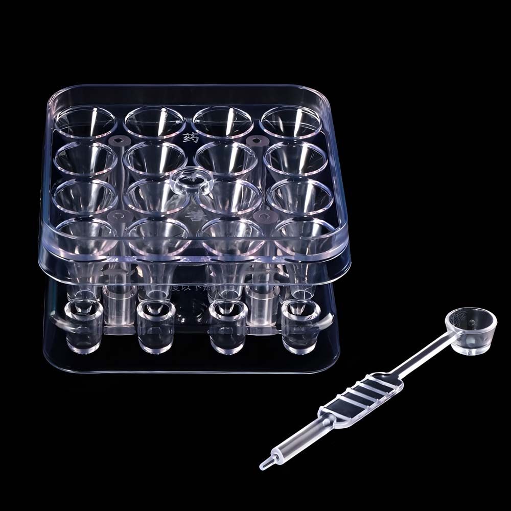 16‑Hole Capsule Filling Tray (Size 0)