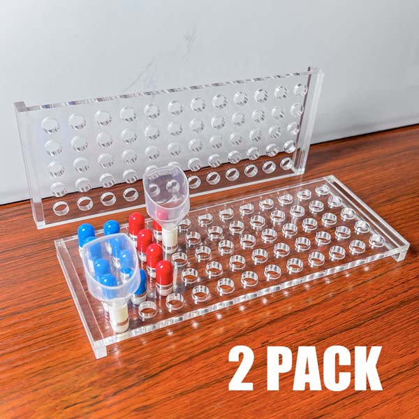 60 hole capsule filling tray
