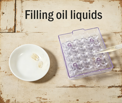 25‑Hole Capsule Filling Tray (Size 00/0/1/2)