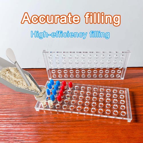 how to fill empty capsules