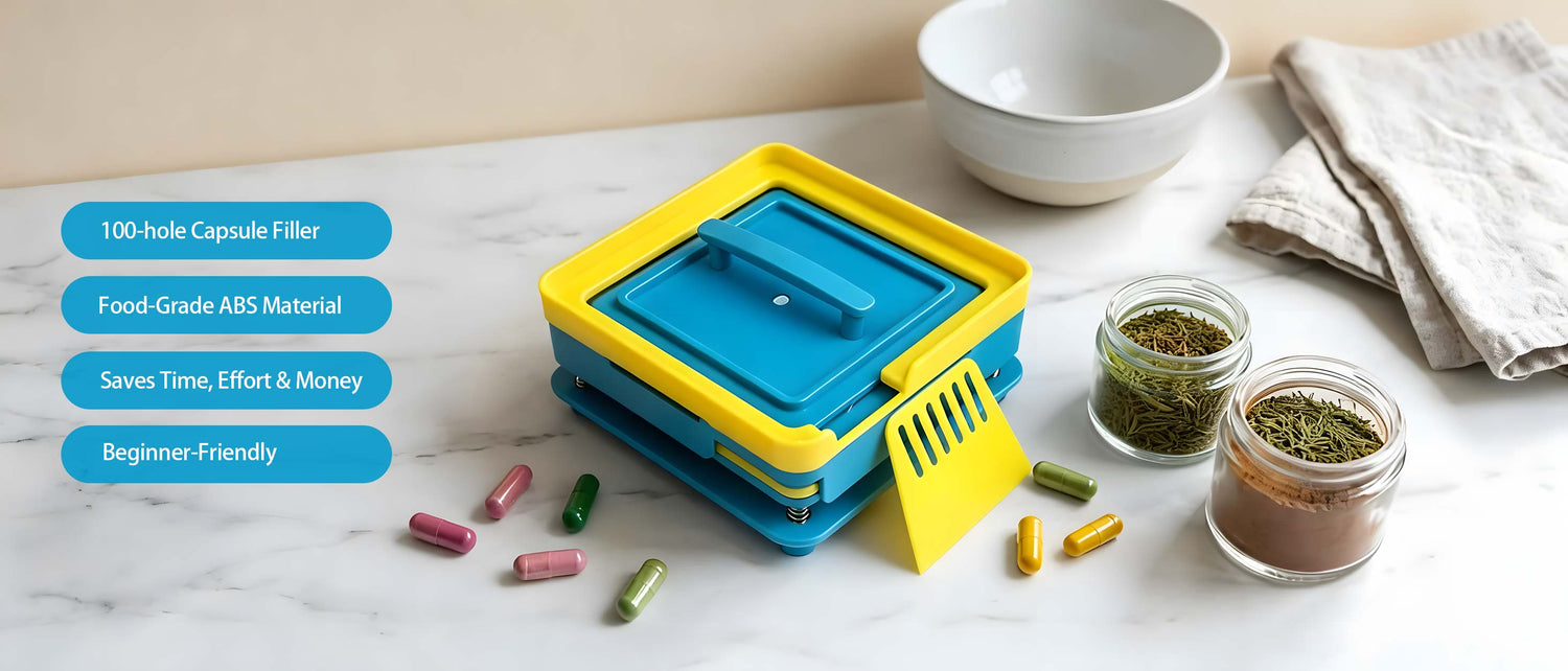 Capsule filling machine - lightweight and portable