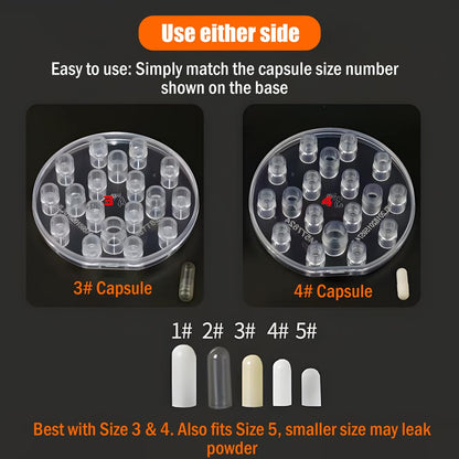how to fill empty capsules