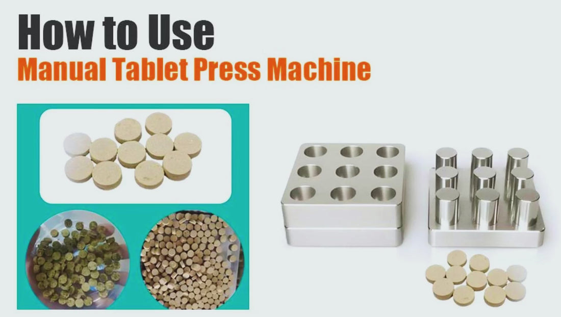 How to Use a Tablet Maker Machine