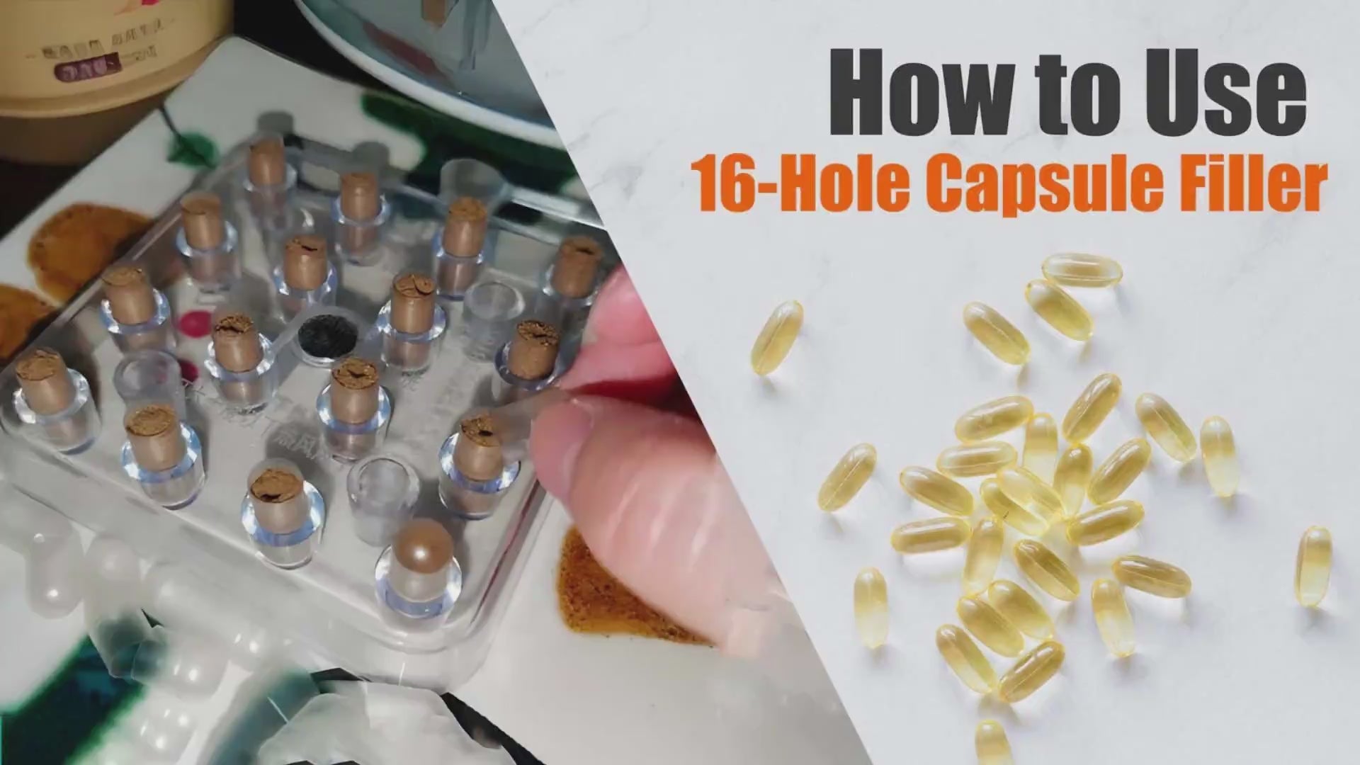 how to use capsule machine filling