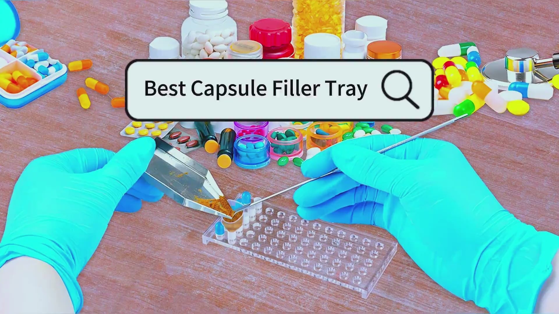 Load video: Step-by-step how to fill empty gelatin capsules at home