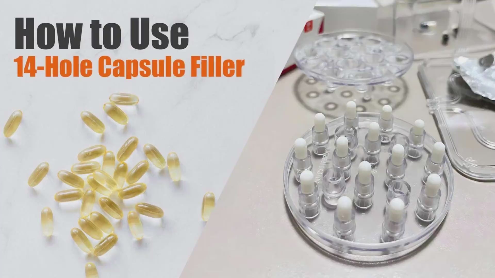 how to use a capsule filler