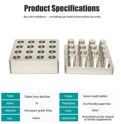 DIY herbal compress mold tablet making tool